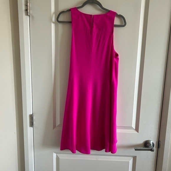 - AMANDA Uprichard 100% Silk Mini Dress Ruffle Front Sleeveless Size Small… - Picture 4 of 8